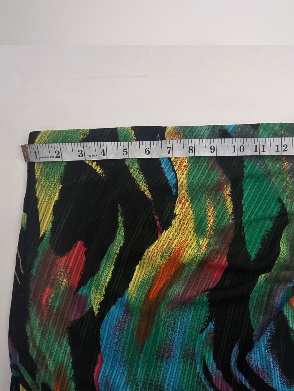 Multi-Color Abstract Print Maxi Skirt - Picture 7 of 8